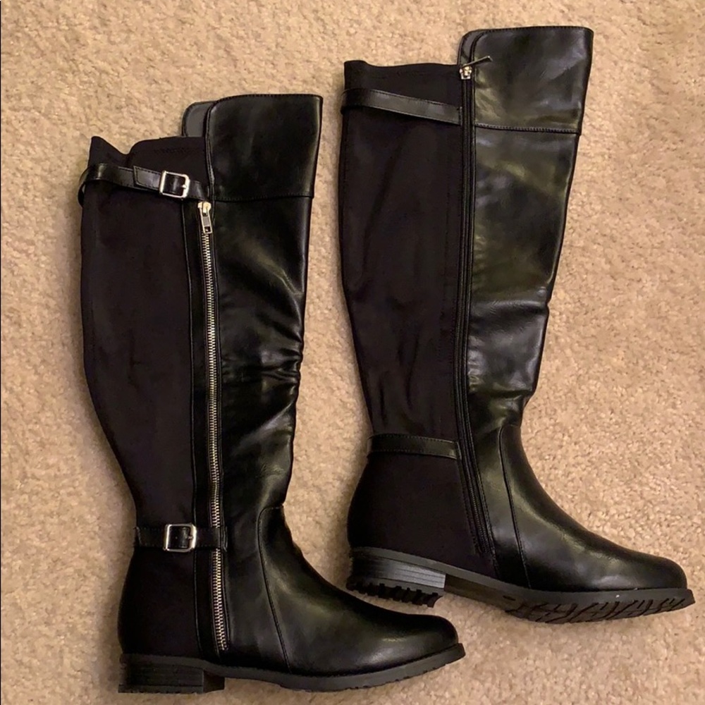 OVER THE KNEE BOOT - WIDE CALF